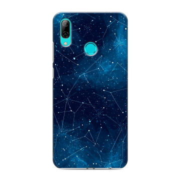 Силиконовый противоударный чехол на Huawei Y7 (2019) с принтом Космос звезды