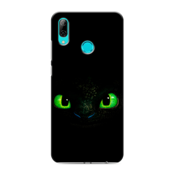 Силиконовый противоударный чехол на Huawei Y7 (2019) с принтом Как приручить дракона