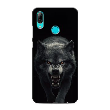 Силиконовый противоударный чехол на Huawei Y7 (2019) с принтом Волк