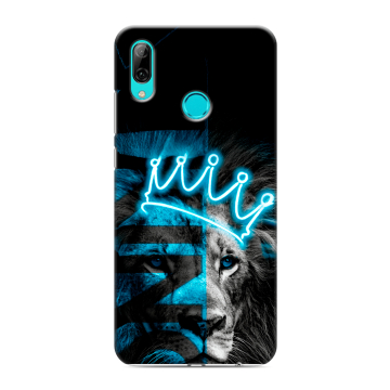 Силиконовый противоударный чехол на Huawei Y7 (2019) с принтом Король лев