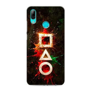 Силиконовый противоударный чехол на Huawei Y7 (2019) с принтом Squid Game Игра кальмара Силиконовый противоударный чехол на Huawei Y7 (2019) с принтом Squid Game Игра кальмара