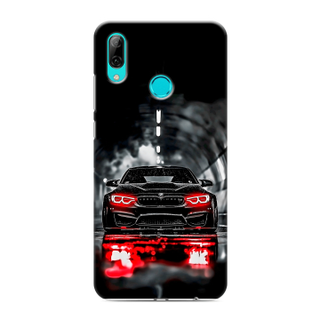 Силиконовый противоударный чехол на Huawei Y7 (2019) с принтом BMW БМВ Силиконовый противоударный чехол на Huawei Y7 (2019) с принтом BMW БМВ