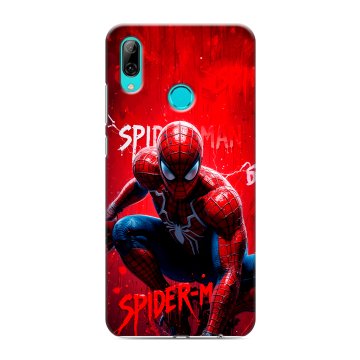 Силиконовый противоударный чехол на Huawei Y7 (2019) с принтом Spiderman Человек паук Силиконовый противоударный чехол на Huawei Y7 (2019) с принтом Spiderman Человек паук
