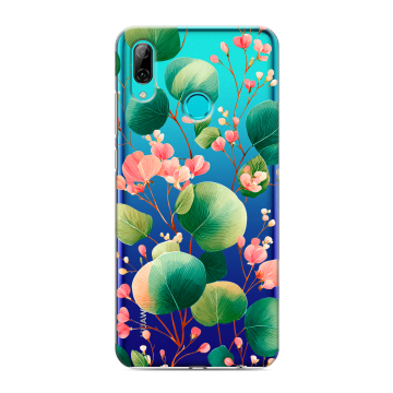 Силиконовый противоударный чехол на Huawei Y7 (2019) с принтом женский