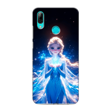 Силиконовый противоударный чехол на Huawei Y7 (2019) с принтом Холодное сердце Frozen