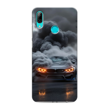 Силиконовый противоударный чехол на Huawei Y7 (2019) с принтом BMW БМВ Силиконовый противоударный чехол на Huawei Y7 (2019) с принтом BMW БМВ