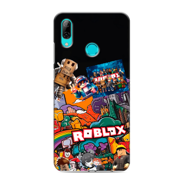 Силиконовый противоударный чехол на Huawei Y7 (2019) с принтом Roblox Роблокс Силиконовый противоударный чехол на Huawei Y7 (2019) с принтом Roblox Роблокс