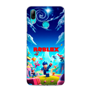 Силиконовый противоударный чехол на Huawei Y7 (2019) с принтом Roblox Роблокс Силиконовый противоударный чехол на Huawei Y7 (2019) с принтом Roblox Роблокс
