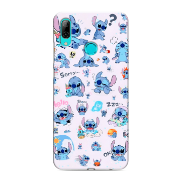 Силиконовый противоударный чехол на Huawei Y7 (2019) с принтом Лило и Стич