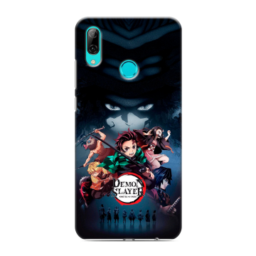 Силиконовый противоударный чехол на Huawei Y7 (2019) с принтом Demon Slayer Клинок рассекающий демонов Силиконовый противоударный чехол на Huawei Y7 (2019) с принтом Demon Slayer Клинок рассекающий демонов
