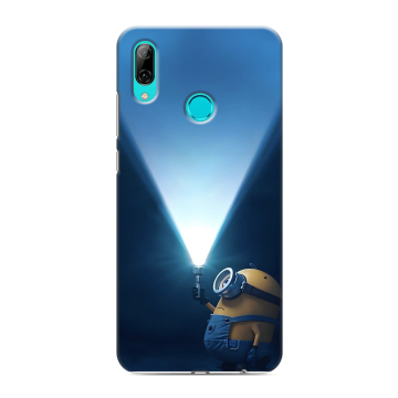 Силиконовый противоударный чехол на Huawei Y7 (2019) с принтом Миньоны