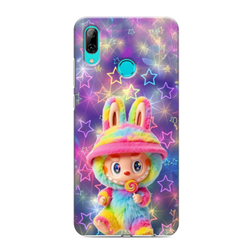 Силиконовый противоударный чехол на Huawei Y7 (2019) с принтом Labubu Лабубу Силиконовый противоударный чехол на Huawei Y7 (2019) с принтом Labubu Лабубу