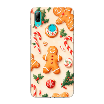 Силиконовый противоударный чехол на Huawei Y7 (2019) с принтом Новый год
