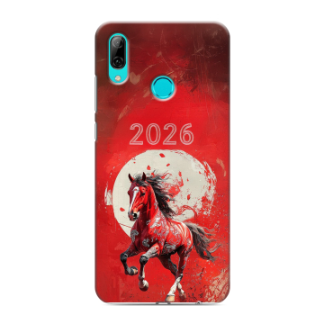 Силиконовый противоударный чехол на Huawei Y7 (2019) с принтом Новый год