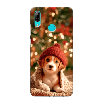 Силиконовый противоударный чехол на Huawei Y7 (2019) с принтом Новый год