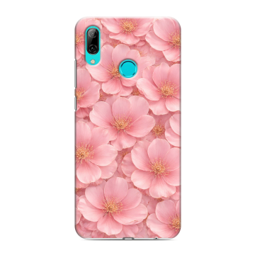 Силиконовый противоударный чехол на Huawei Y7 (2019) с принтом женский