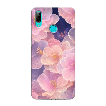 Силиконовый противоударный чехол на Huawei Y7 (2019) с принтом женский