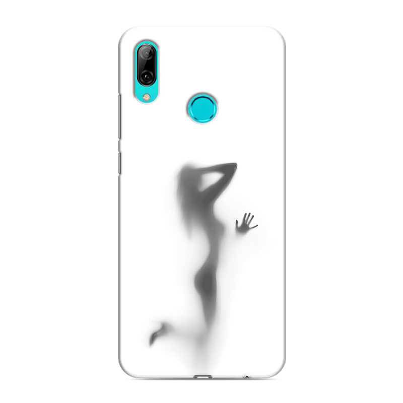 Силиконовый противоударный чехол на Huawei Y7 (2019) с принтом Силуэт Силиконовый противоударный чехол на Huawei Y7 (2019) с принтом Силуэт
