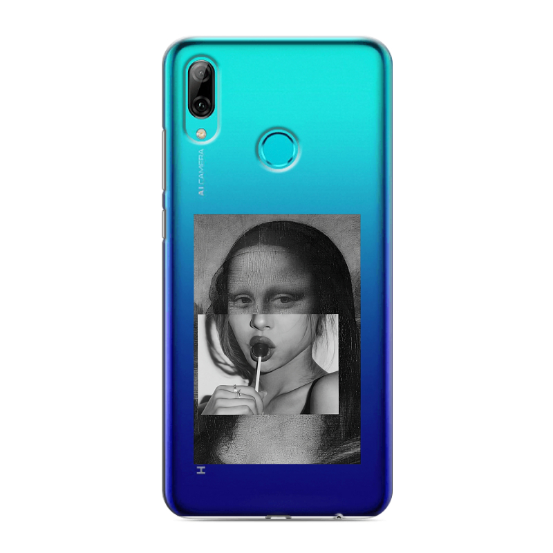 Пластиковый чехол на Huawei Y7 (2019) с принтом Мона Лиза Пластиковый чехол на Huawei Y7 (2019) с принтом Мона Лиза