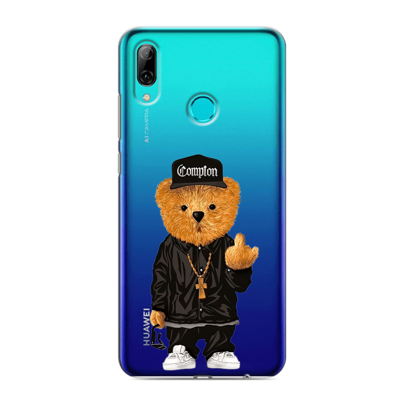 Пластиковый чехол на Huawei Y7 (2019) с принтом Плюшевый медведь Пластиковый чехол на Huawei Y7 (2019) с принтом Плюшевый медведь