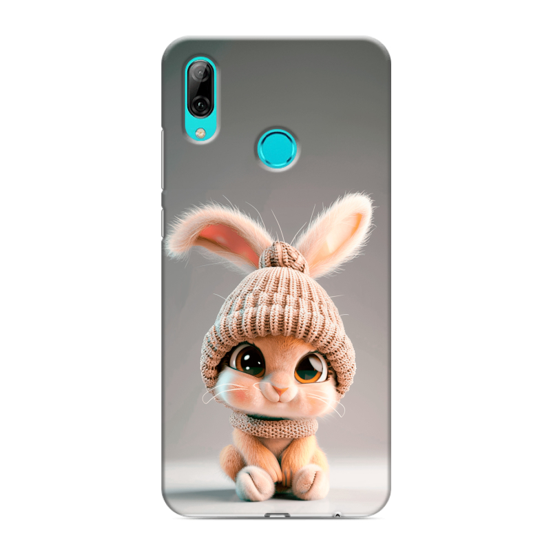 Силиконовый противоударный чехол на Huawei Y7 (2019) с принтом Кролик Силиконовый противоударный чехол на Huawei Y7 (2019) с принтом Кролик