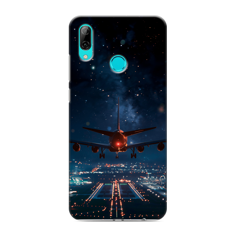 Пластиковый чехол на Huawei Y7 (2019) с принтом самолет Пластиковый чехол на Huawei Y7 (2019) с принтом самолет