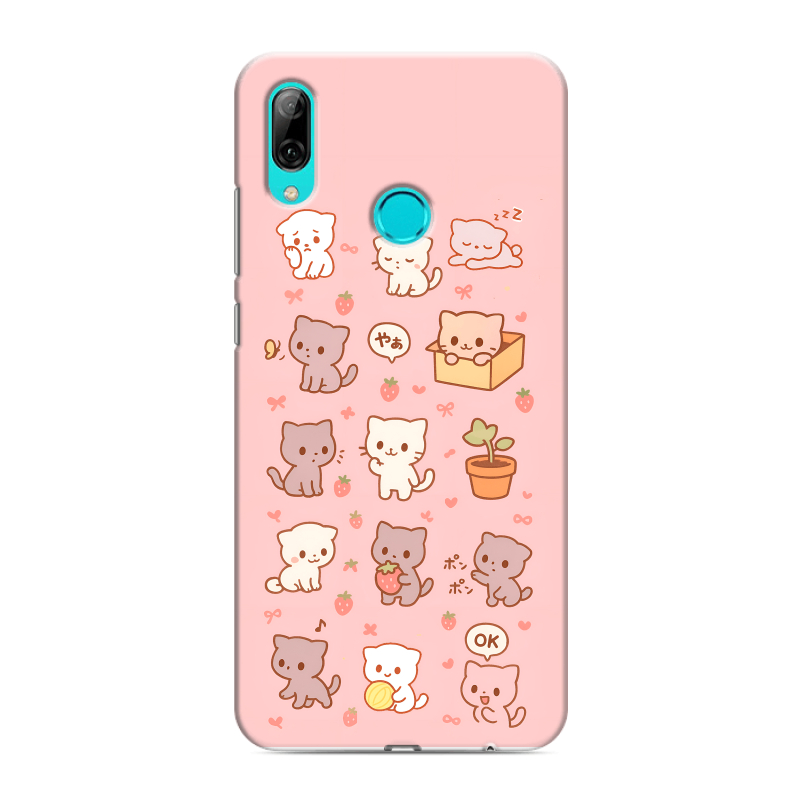 Пластиковый чехол на Huawei Y7 (2019) с принтом Hello Kitty Хелоу Кити Пластиковый чехол на Huawei Y7 (2019) с принтом Hello Kitty Хелоу Кити
