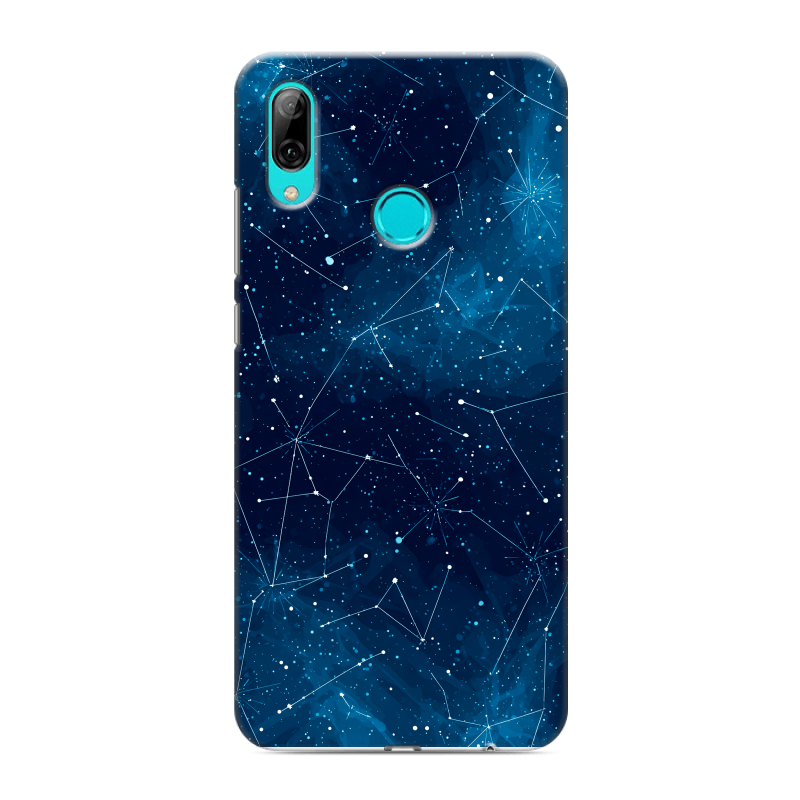 Силиконовый противоударный чехол на Huawei Y7 (2019) с принтом Космос звезды Силиконовый противоударный чехол на Huawei Y7 (2019) с принтом Космос звезды