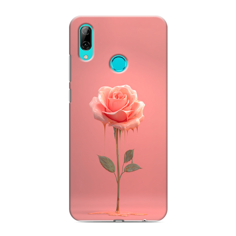 Пластиковый чехол на Huawei Y7 (2019) с принтом Розовая роза Пластиковый чехол на Huawei Y7 (2019) с принтом Розовая роза
