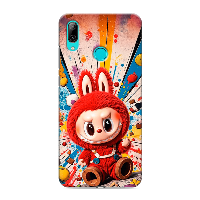 Пластиковый чехол на Huawei Y7 (2019) с принтом Labubu Лабубу Пластиковый чехол на Huawei Y7 (2019) с принтом Labubu Лабубу