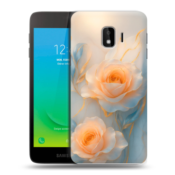 Силиконовый противоударный чехол на Samsung Galaxy J2 Core с принтом Женский Силиконовый противоударный чехол на Samsung Galaxy J2 Core с принтом Женский