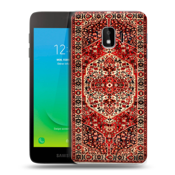 Силиконовый противоударный чехол на Samsung Galaxy J2 Core с принтом Ковер