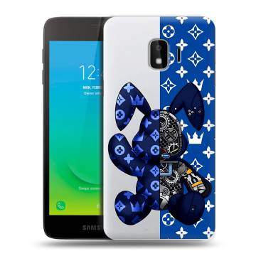 Силиконовый противоударный чехол на Samsung Galaxy J2 Core с принтом Луи робот Силиконовый противоударный чехол на Samsung Galaxy J2 Core с принтом Луи робот