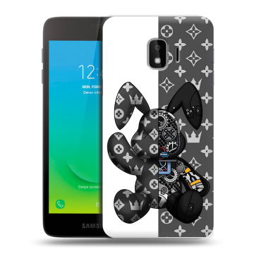 Силиконовый противоударный чехол на Samsung Galaxy J2 Core с принтом Луи робот Силиконовый противоударный чехол на Samsung Galaxy J2 Core с принтом Луи робот
