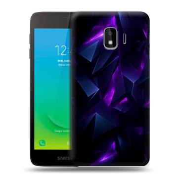 Силиконовый противоударный чехол на Samsung Galaxy J2 Core с принтом Абстракиция