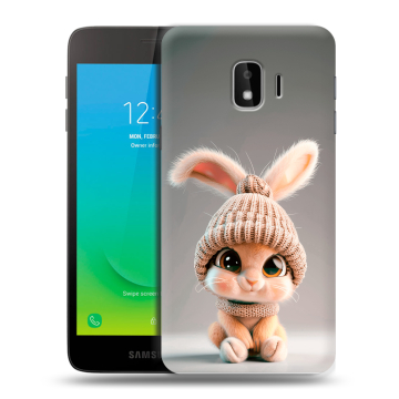 Силиконовый противоударный чехол на Samsung Galaxy J2 Core с принтом Кролик