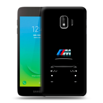 Силиконовый противоударный чехол на Samsung Galaxy J2 Core с принтом БМВ BMW