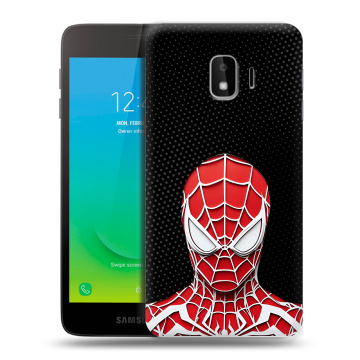 Силиконовый противоударный чехол на Samsung Galaxy J2 Core с принтом человек паук spiderman Силиконовый противоударный чехол на Samsung Galaxy J2 Core с принтом человек паук spiderman