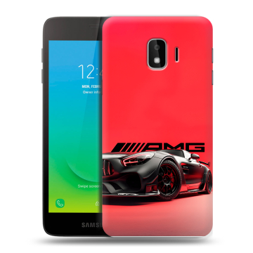 Силиконовый противоударный чехол на Samsung Galaxy J2 Core с принтом Мерседес Mercedes AMG Силиконовый противоударный чехол на Samsung Galaxy J2 Core с принтом Мерседес Mercedes AMG