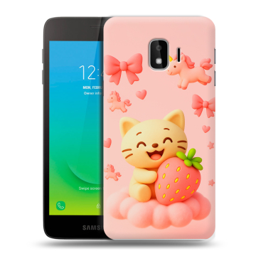 Силиконовый противоударный чехол на Samsung Galaxy J2 Core с принтом для девочек Силиконовый противоударный чехол на Samsung Galaxy J2 Core с принтом для девочек