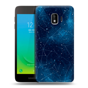 Силиконовый противоударный чехол на Samsung Galaxy J2 Core с принтом Космос звезды Силиконовый противоударный чехол на Samsung Galaxy J2 Core с принтом Космос звезды