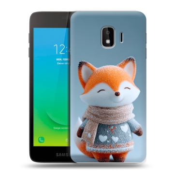 Силиконовый противоударный чехол на Samsung Galaxy J2 Core с принтом Лиса Силиконовый противоударный чехол на Samsung Galaxy J2 Core с принтом Лиса