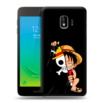 Силиконовый противоударный чехол на Samsung Galaxy J2 Core с принтом One Piece Ван Пис