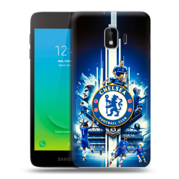 Силиконовый противоударный чехол на Samsung Galaxy J2 Core с принтом Chelsea Челси