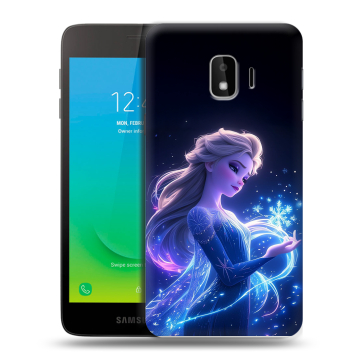 Силиконовый противоударный чехол на Samsung Galaxy J2 Core с принтом Холодное сердце Frozen Силиконовый противоударный чехол на Samsung Galaxy J2 Core с принтом Холодное сердце Frozen
