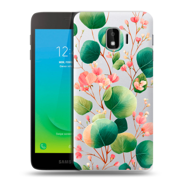 Силиконовый противоударный чехол на Samsung Galaxy J2 Core с принтом женский