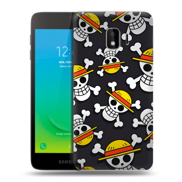 Силиконовый противоударный чехол на Samsung Galaxy J2 Core с принтом One Piece Ван Пис