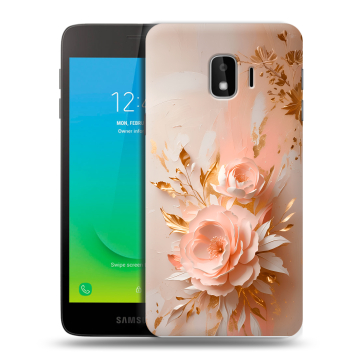 Силиконовый противоударный чехол на Samsung Galaxy J2 Core с принтом женский