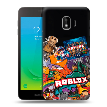 Силиконовый противоударный чехол на Samsung Galaxy J2 Core с принтом Roblox Роблокс Силиконовый противоударный чехол на Samsung Galaxy J2 Core с принтом Roblox Роблокс