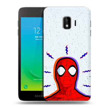 Силиконовый противоударный чехол на Samsung Galaxy J2 Core с принтом Spiderman Человек паук